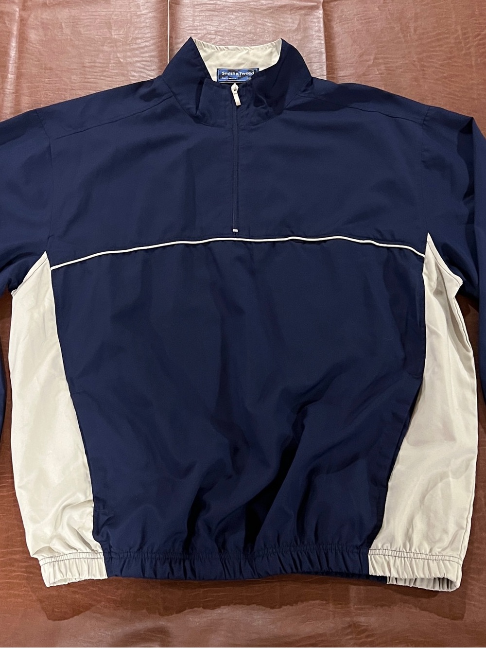 Smith & Tweed Golf Windbreaker Pullover Jacket - Bamboo Blend - Size Large